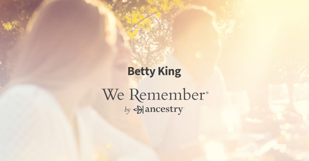 Betty King (19331965) Obituary